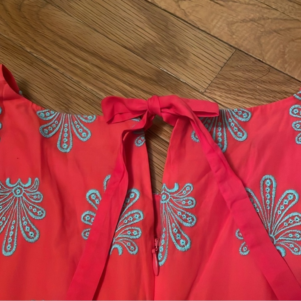 Talbots Cute Embroidered Summer Dress - 14p - Picture 7 of 9